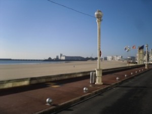 Vue depuis la librairie Les Fables d'Olonne